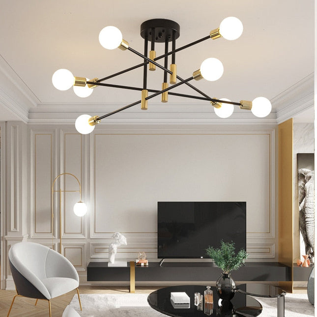 Modern Chandelier Led Ceiling Lamp-Lighting-Ai BlakHom-Urbanheer