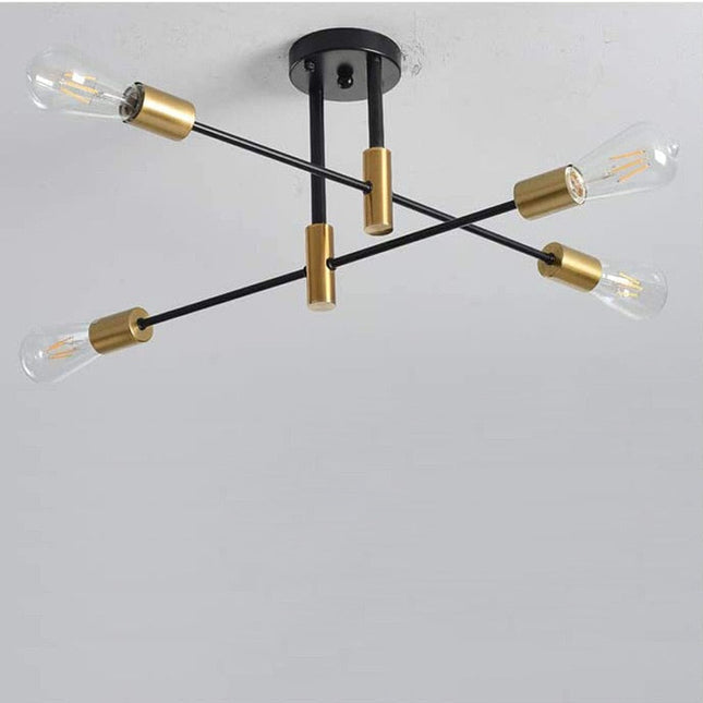 Modern Chandelier Led Ceiling Lamp-Lighting-Ai BlakHom-4 Lights-Urbanheer