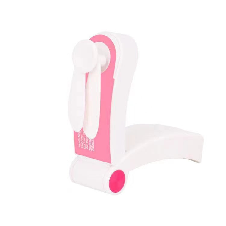 Rechargeable Plastic Small Table Usb Mini Fan Portable Battery Air Cooler Mini Usb- Pink-Fulfillment Center-Urbanheer