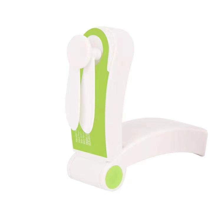 Rechargeable Plastic Small Table Usb Mini Fan Portable Battery Air Cooler Mini Usb- Green-Fulfillment Center-Urbanheer