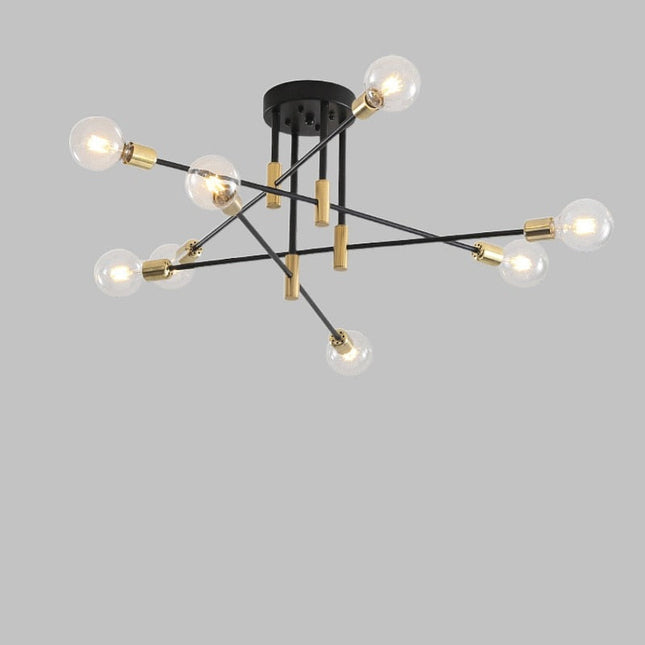 Modern Chandelier Led Ceiling Lamp-Lighting-Ai BlakHom-8 Lights-Urbanheer