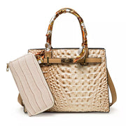 Marilyn Women Handle Bag (2 Piece Set) - Khaki-Fulfillment Center-Urbanheer