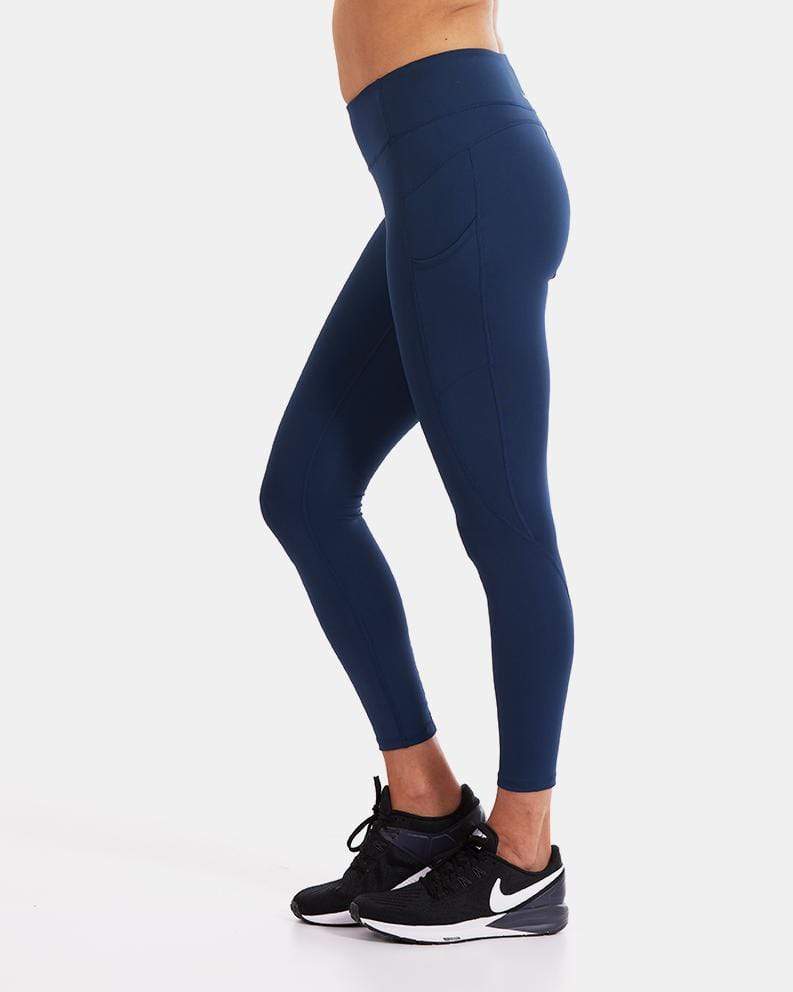 Wi-Thi Mid-Rise Pocketed Legging – Night Swim Navy-Bottom - Mid-Rise Pocketed-Handful-L-Night Swim Navy-Urbanheer