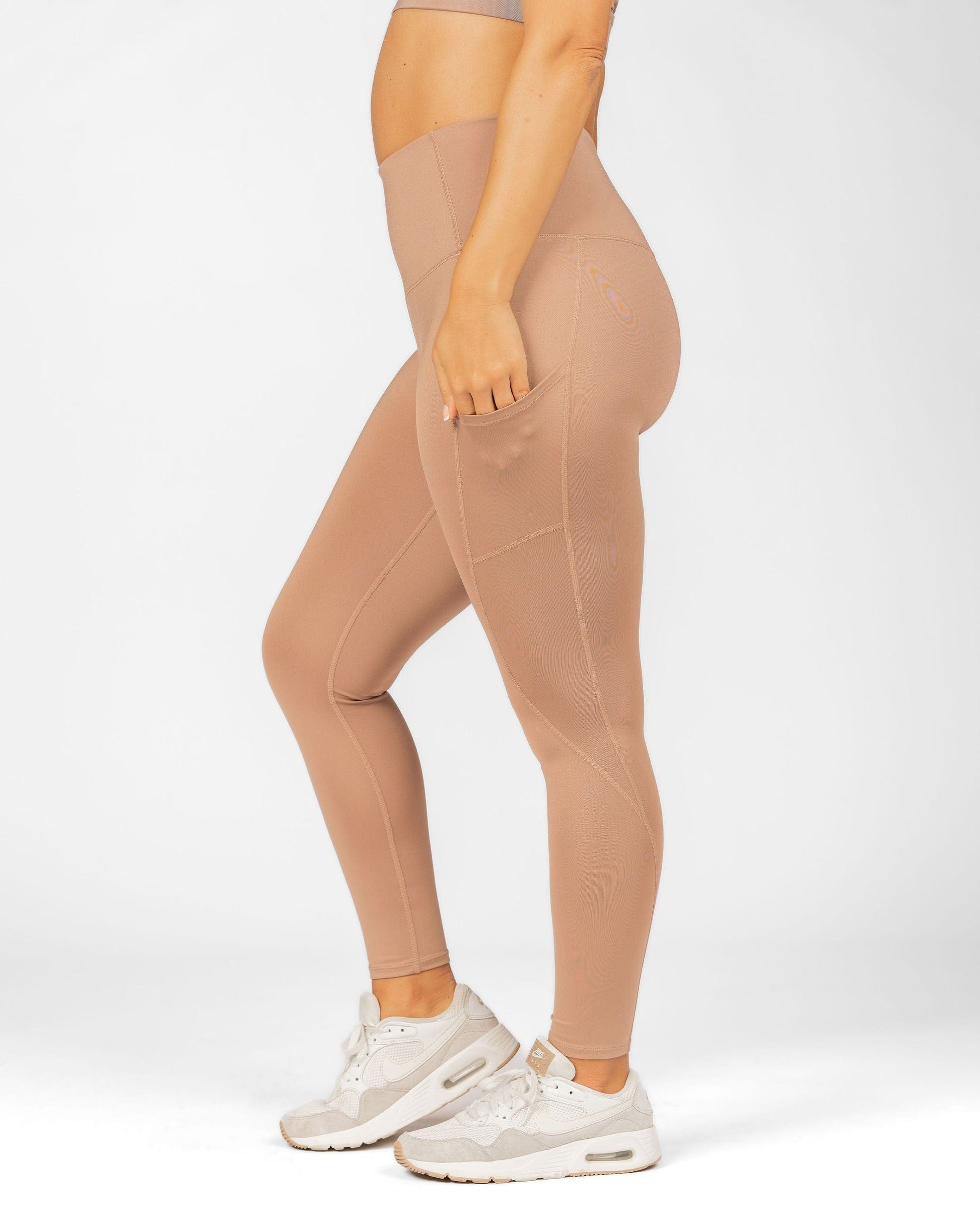 Hi Five Pocketed High-Waist Legging – Just Brew It-Handful-XS-Just Brew It-Urbanheer