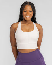 Gametime Bra – No Headlights White-Bra - Gametime-Handful-XS-No Headlights White-Urbanheer