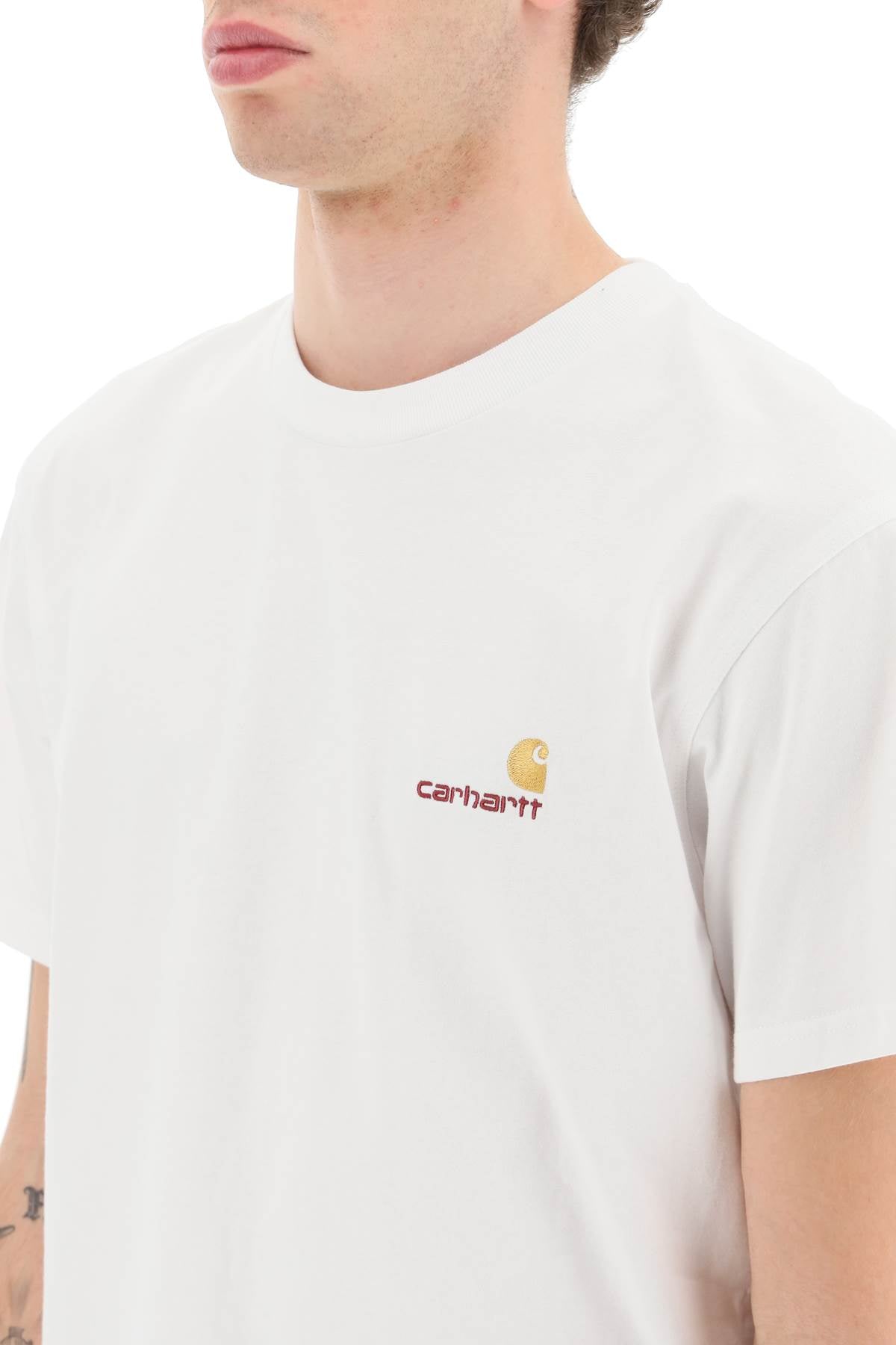 Carhartt Wip American Script T-Shirt-Carhartt Wip-L-Urbanheer