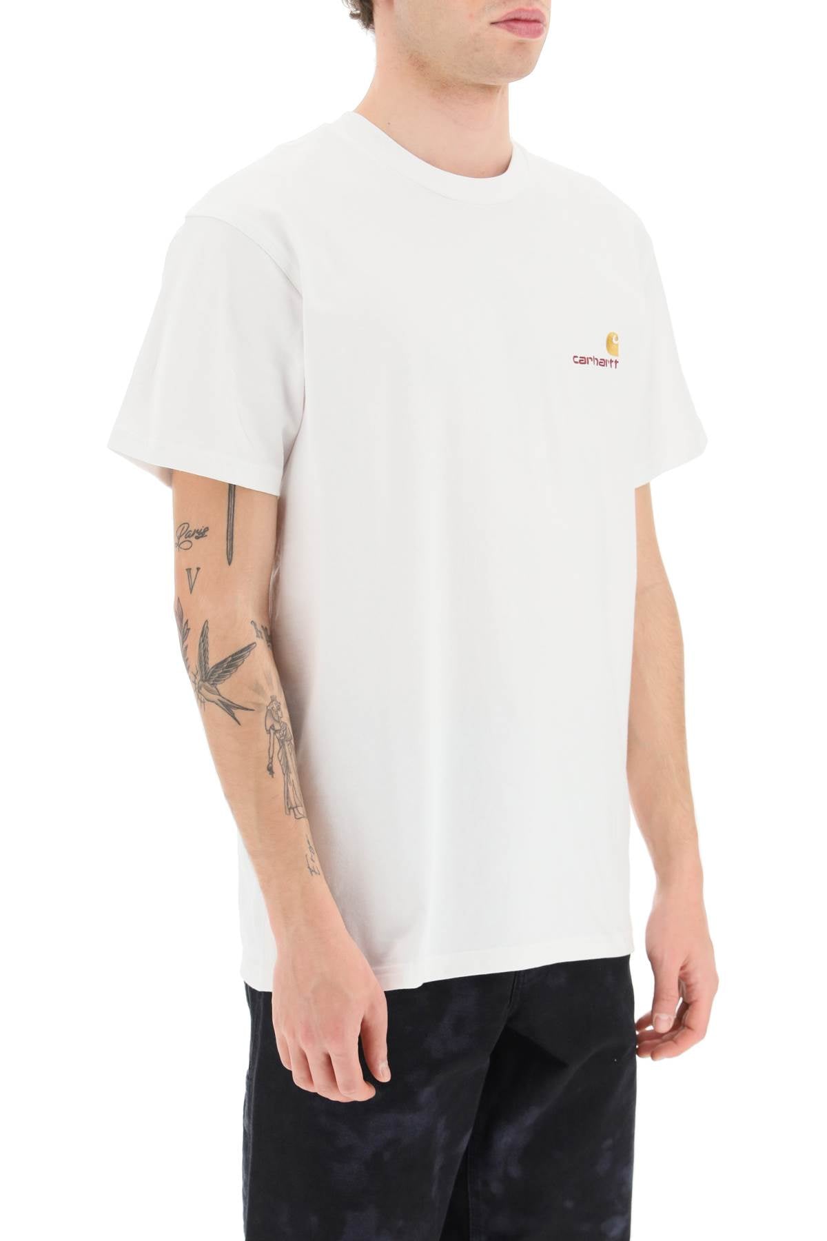 Carhartt Wip American Script T-Shirt-Carhartt Wip-L-Urbanheer