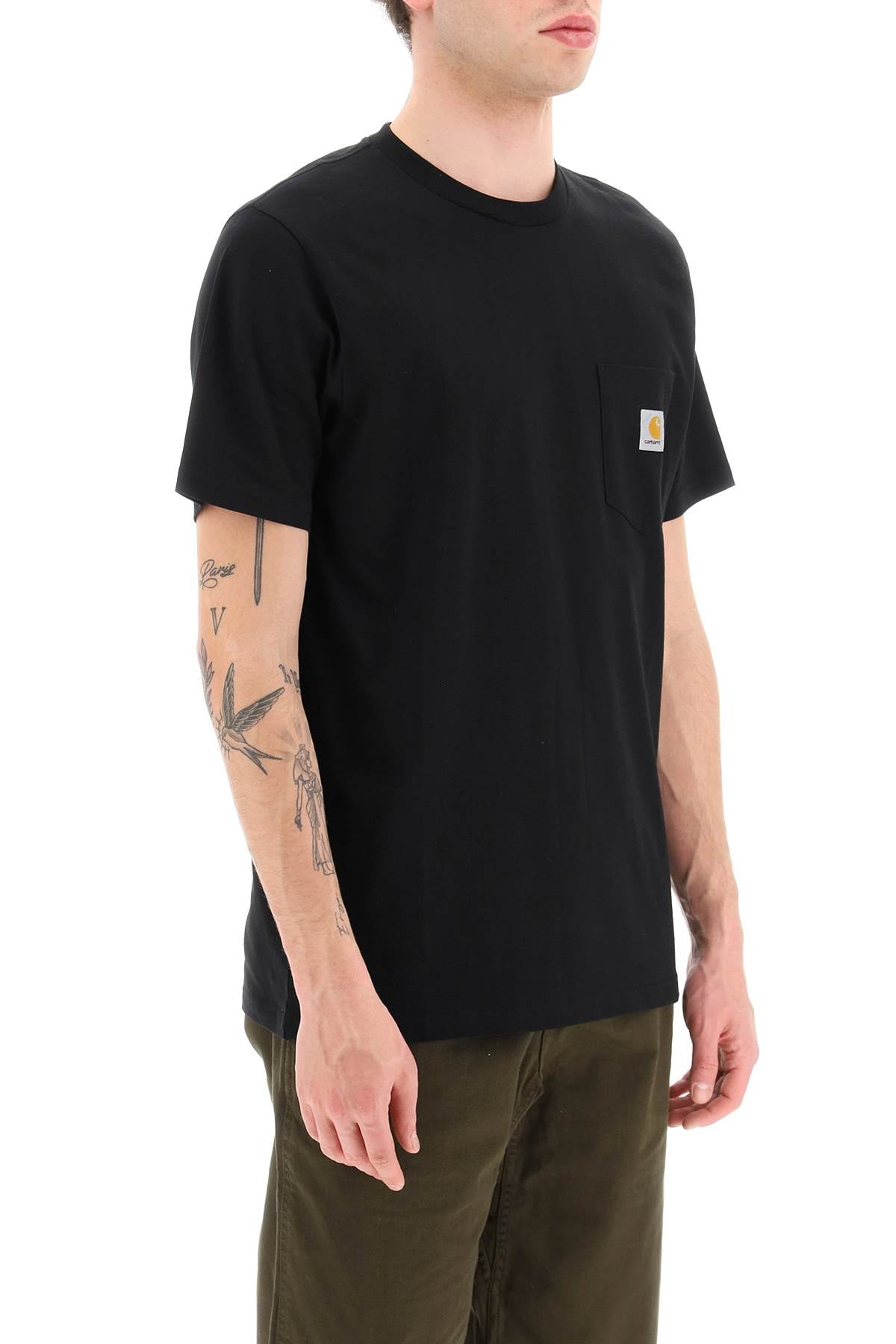 Carhartt wip t-shirt with chest pocket-Carhartt Wip-L-Urbanheer