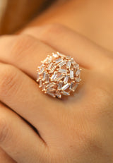 Crystal Crown Ring by Bombay Sunset