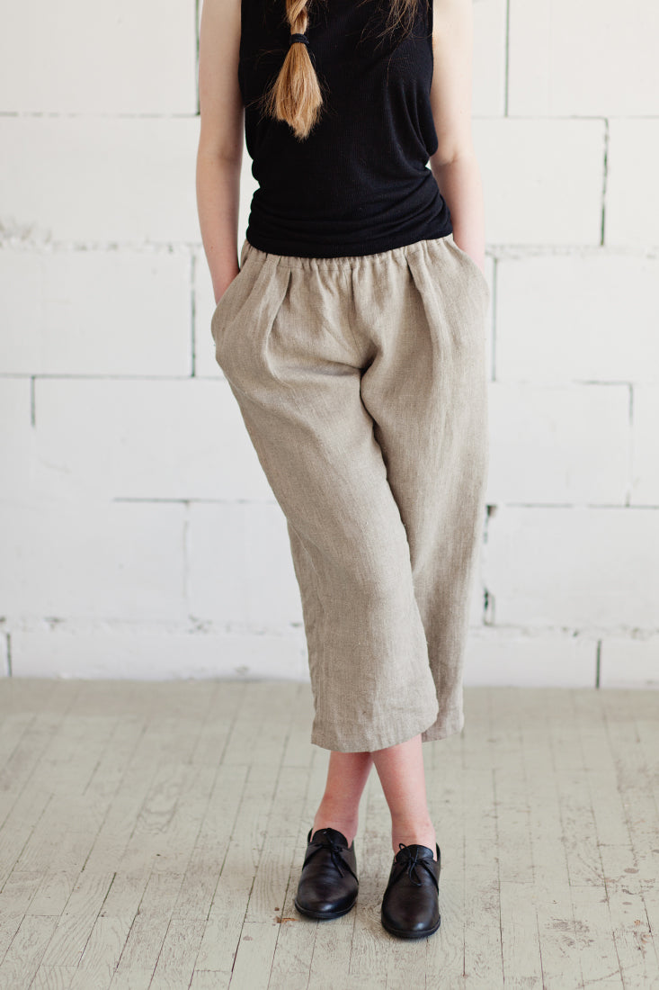 100% Linen Comfy Trousers-Lemuel MC-S/M-White-Urbanheer