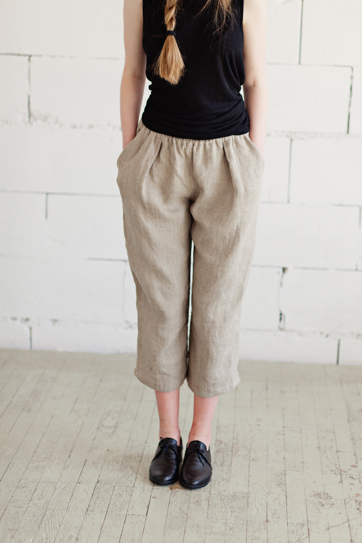100% Linen Comfy Trousers-Lemuel MC-S/M-White-Urbanheer