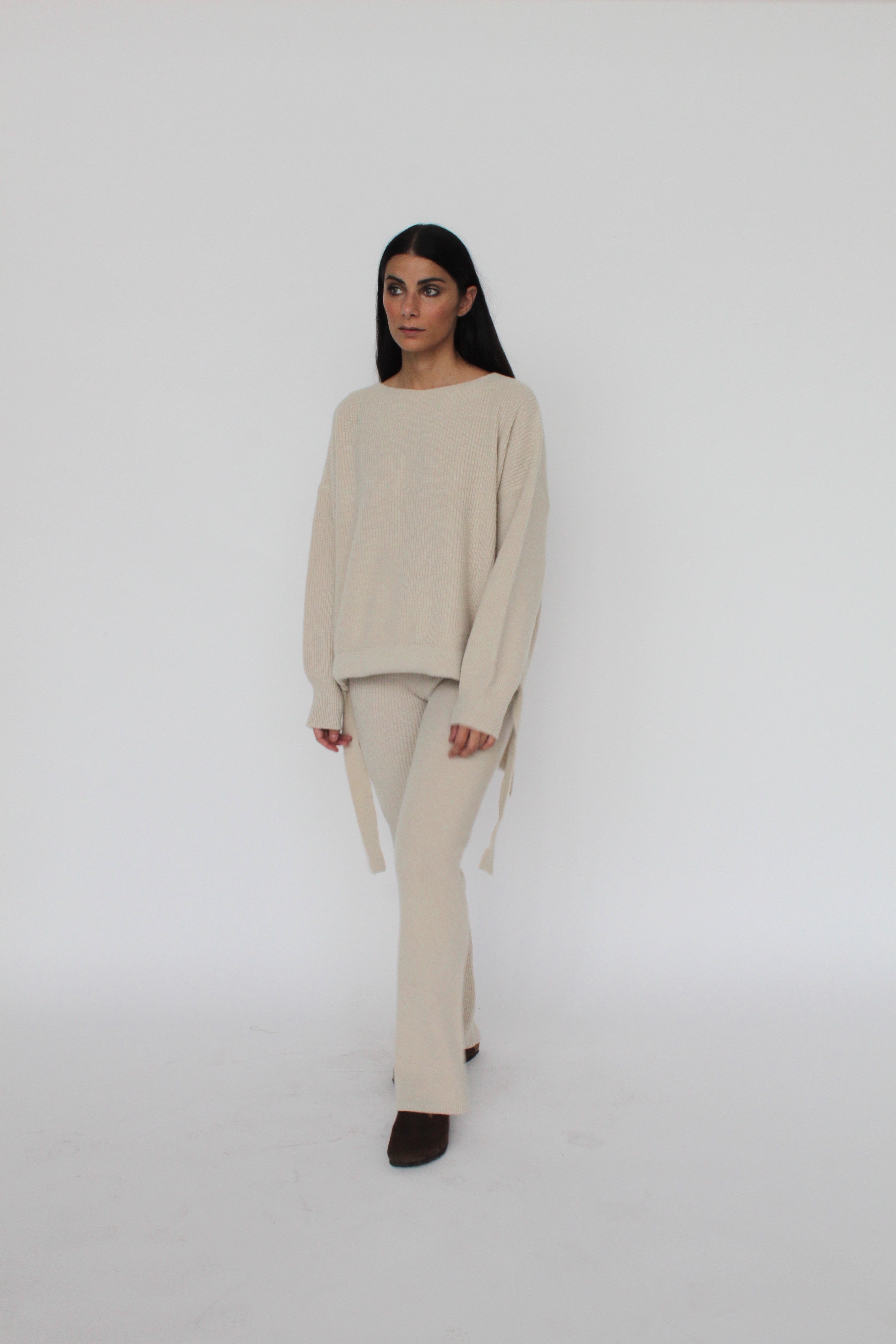 Maglia Con Dettaglio Sul Davanti - Annalou-Maglia-Tenné-S-BEIGE CHIARO-Urbanheer