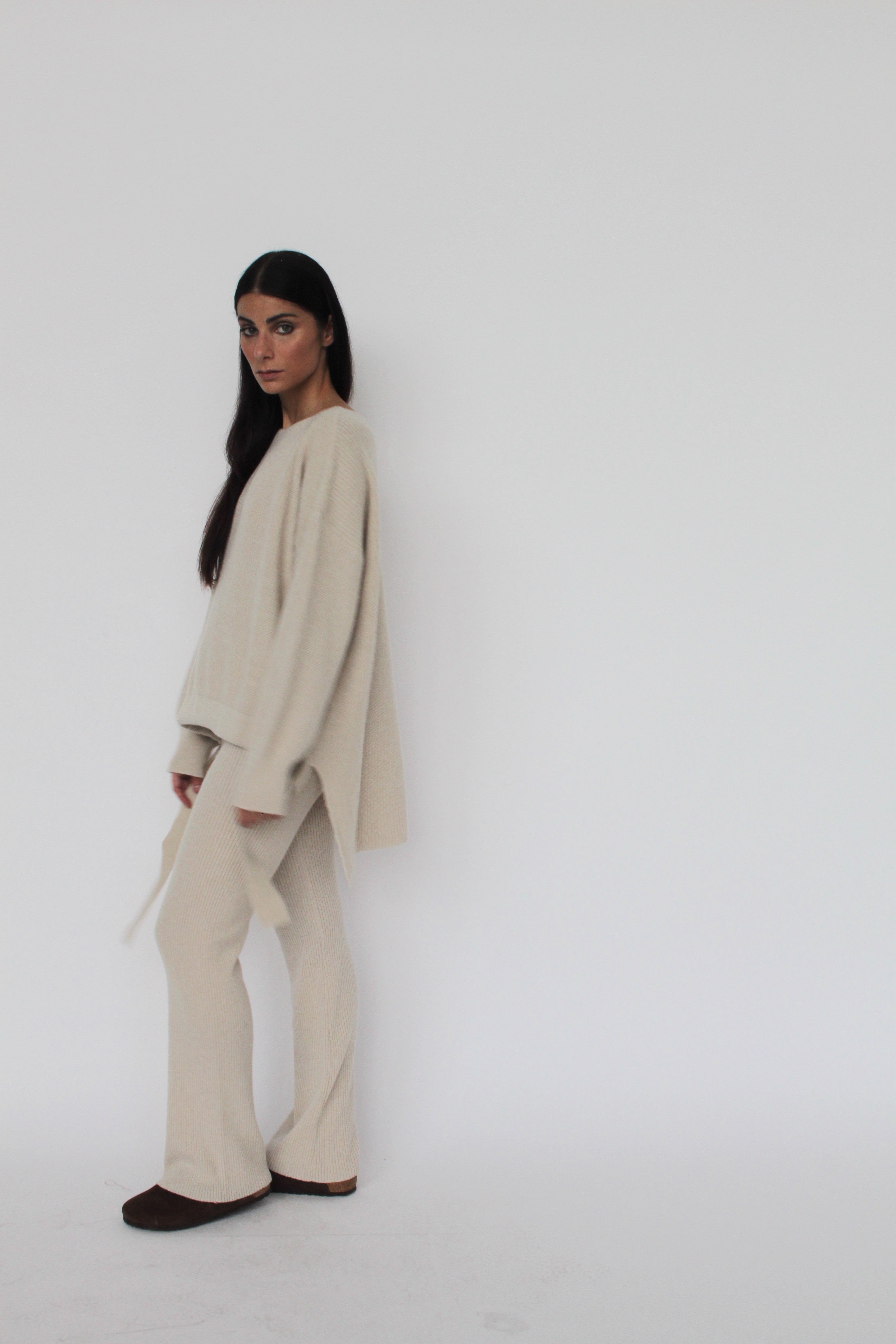 Maglia Con Dettaglio Sul Davanti - Annalou-Maglia-Tenné-S-BEIGE CHIARO-Urbanheer