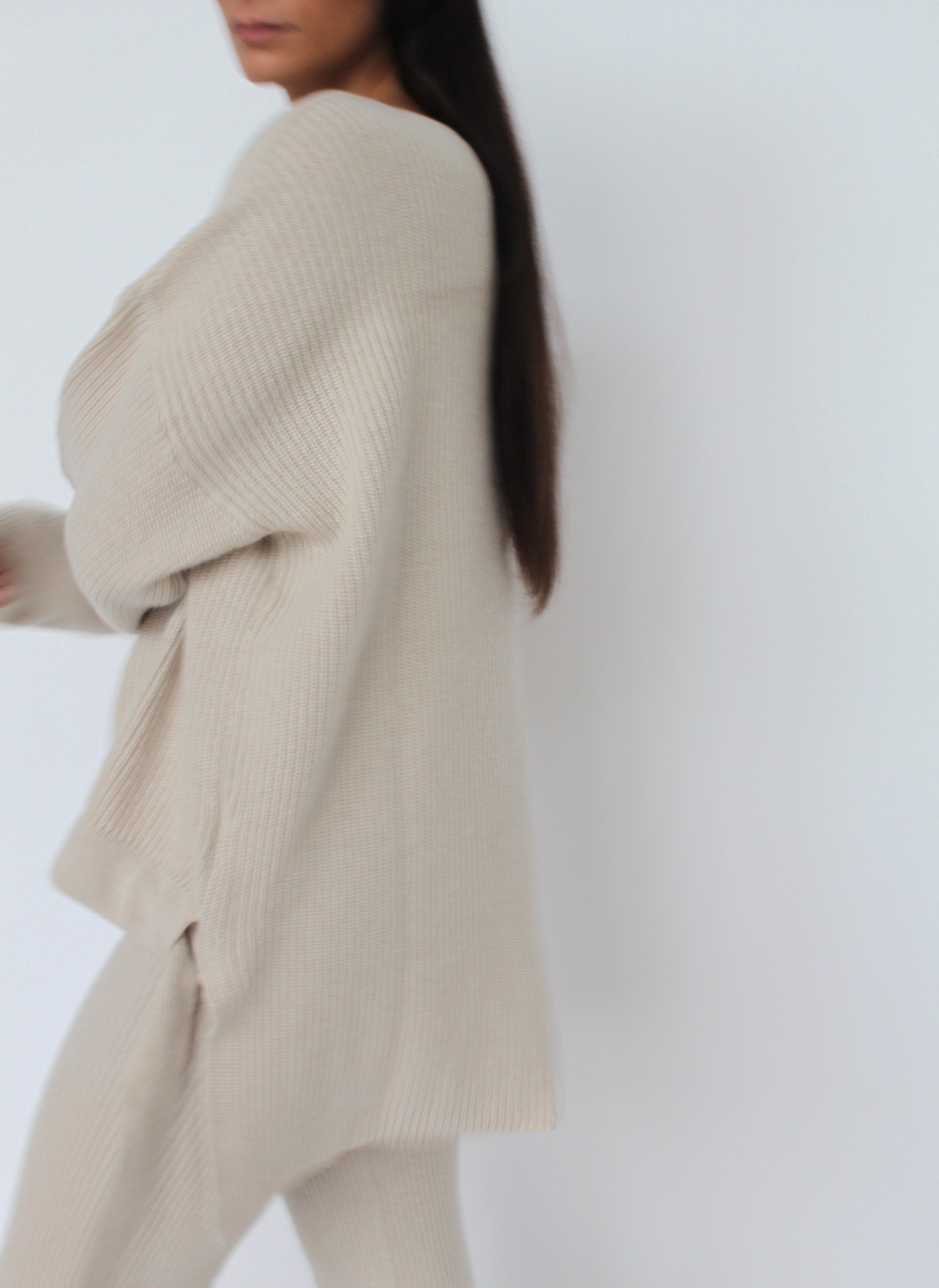 Maglia Con Dettaglio Sul Davanti - Annalou-Maglia-Tenné-S-BEIGE CHIARO-Urbanheer