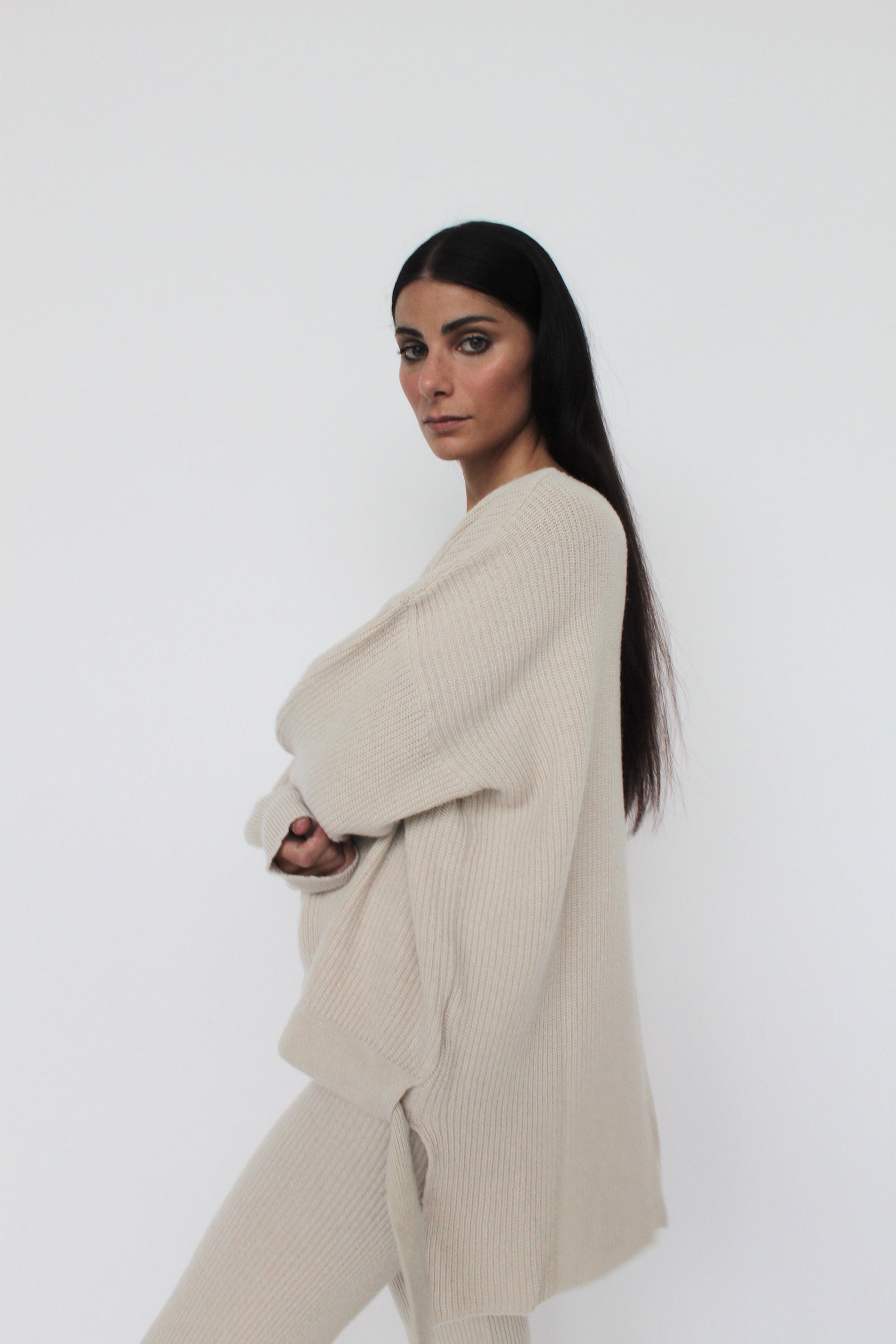 Maglia Con Dettaglio Sul Davanti - Annalou-Maglia-Tenné-S-BEIGE CHIARO-Urbanheer