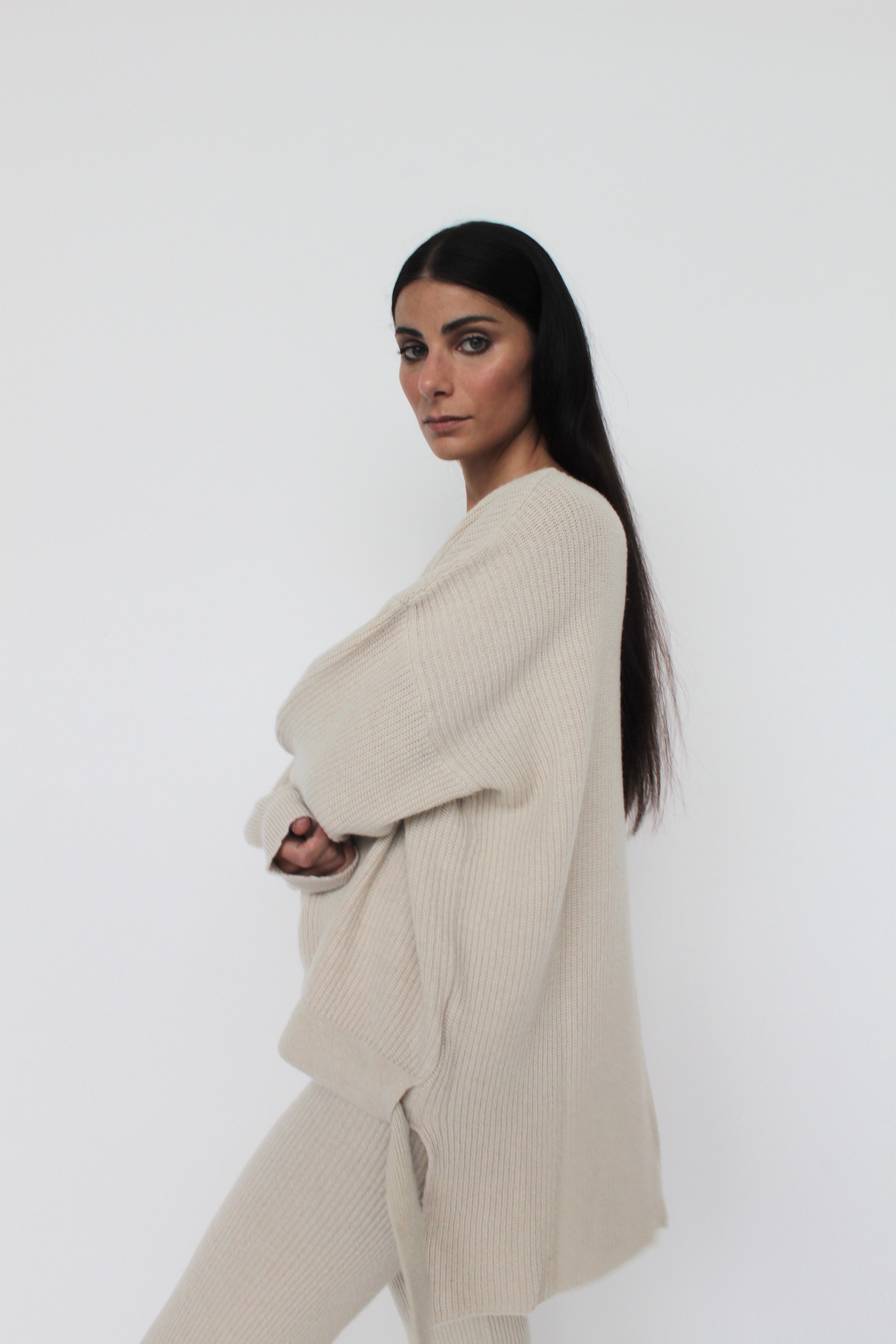 Maglia Con Dettaglio Sul Davanti - Annalou-Maglia-Tenné-S-BEIGE CHIARO-Urbanheer