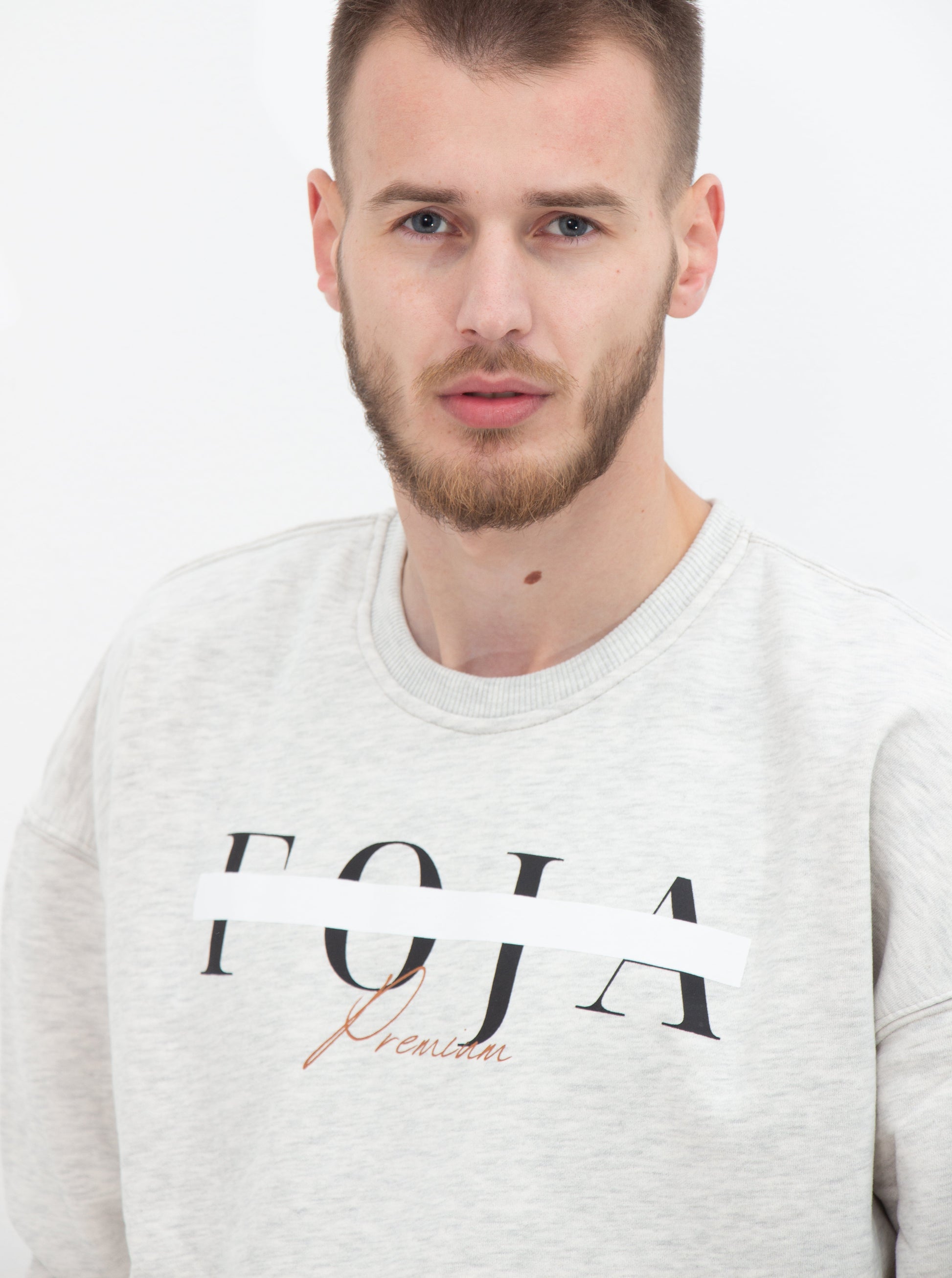 Censored Oversized Sweater -Silver White-Foja Jeans-S-Urbanheer