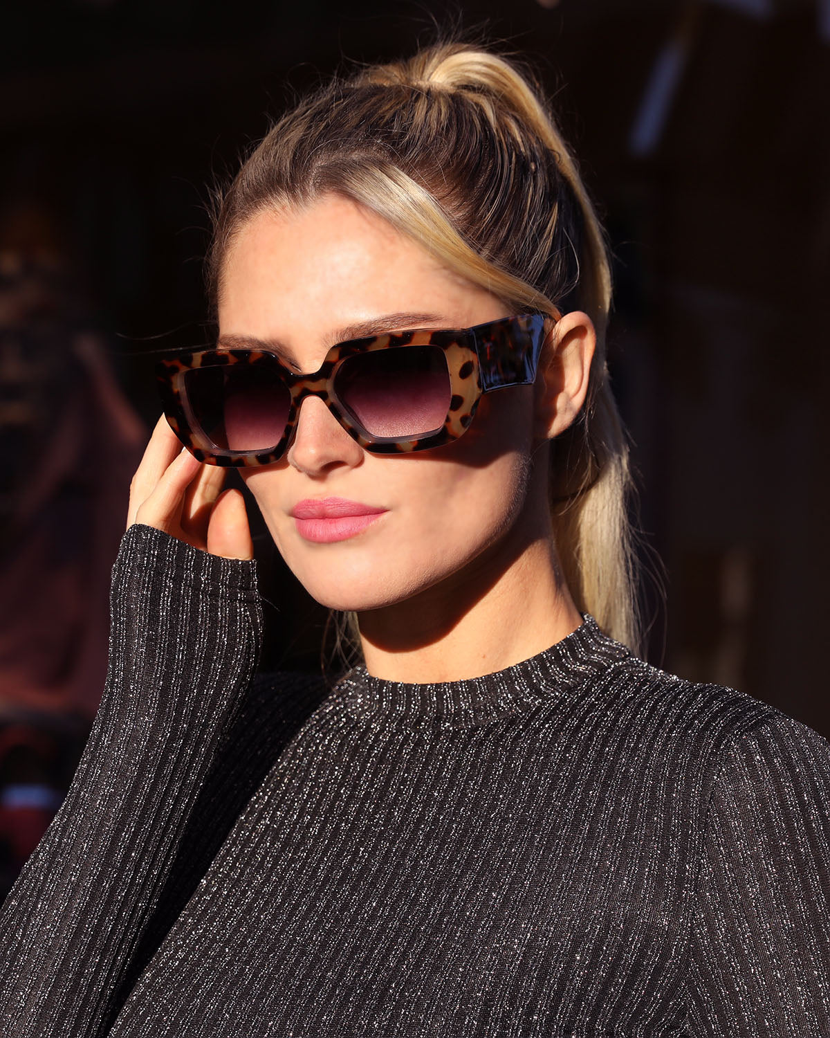 Vintage Solid Thick Sunglasses - Brown-Fulfillment Center-Urbanheer