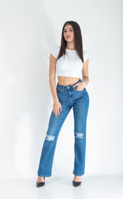 Blue Santorini Jeans-Foja Jeans-W27 L32-Urbanheer