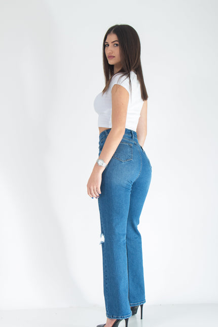 Blue Santorini Jeans-Foja Jeans-Urbanheer
