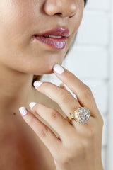 Crystal Crown Ring by Bombay Sunset