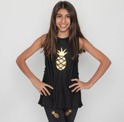 Pineapple Gold Leggings-Fanilu-4-Urbanheer