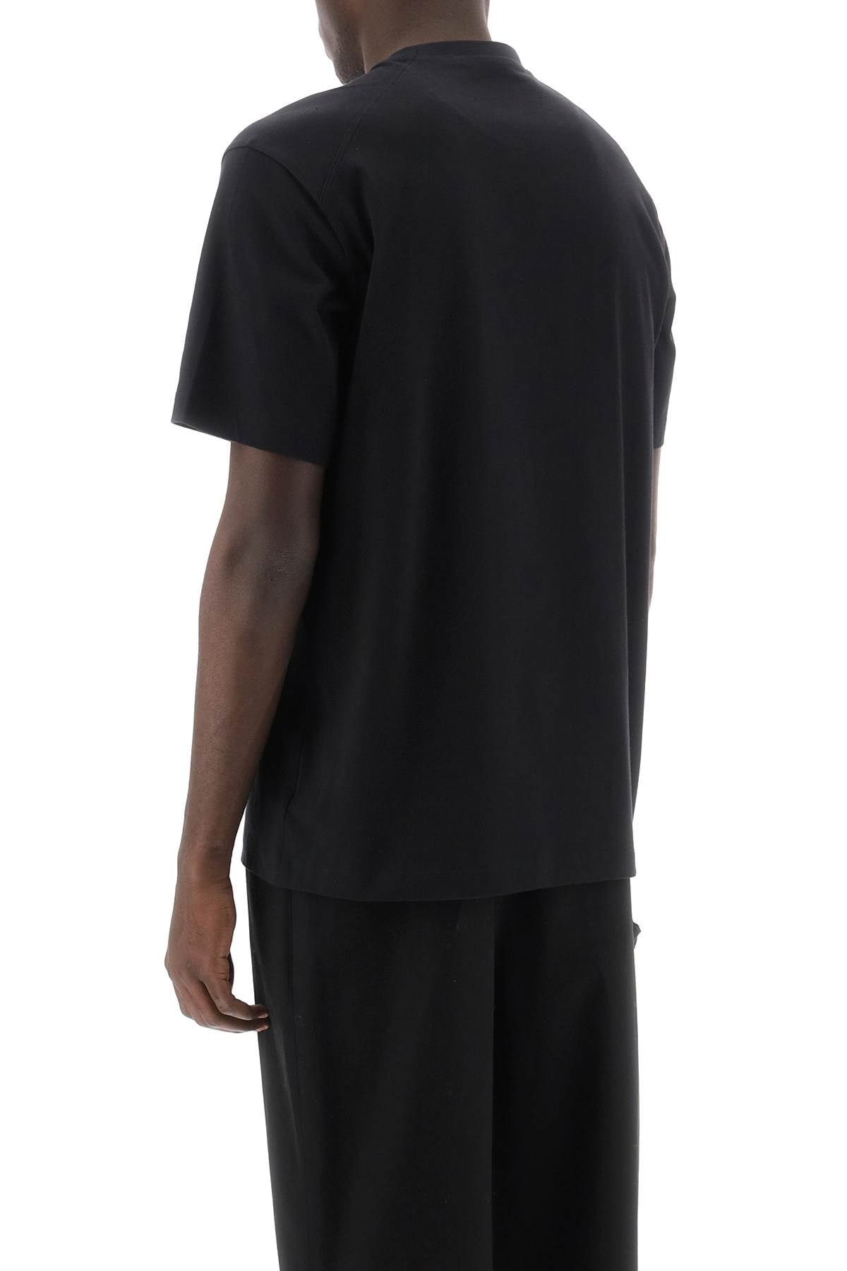 Y-3 t-shirt with tonal logo-Y-3-L-Urbanheer