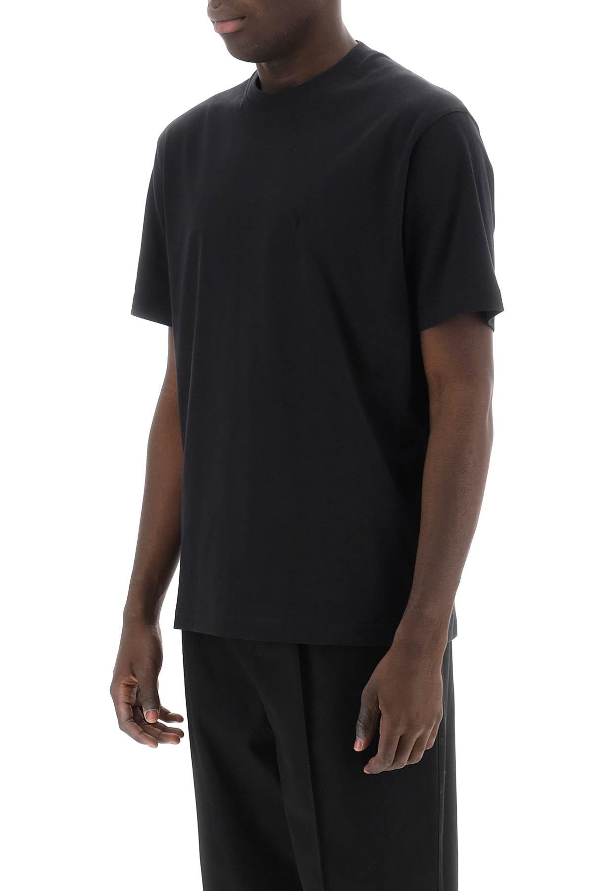 Y-3 t-shirt with tonal logo-Y-3-L-Urbanheer