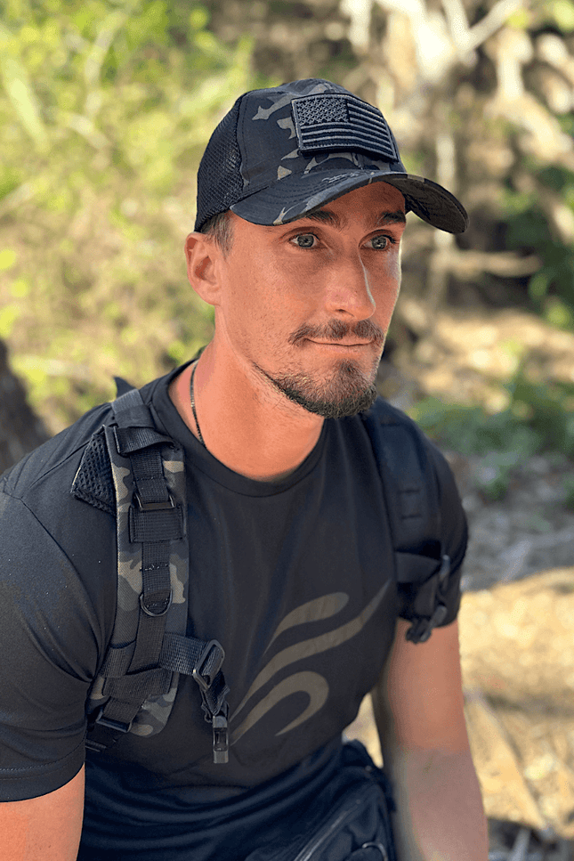 Military-Style Tactical Patch Hat with Adjustable Strap-JupiterGear-Urbanheer