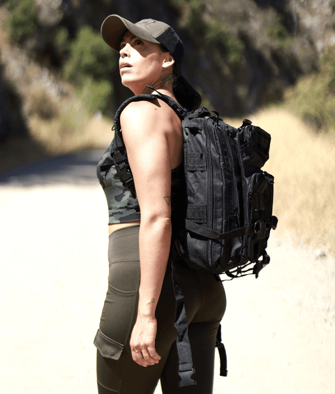 Tactical Military 25L Molle Backpack-JupiterGear-Black-Urbanheer