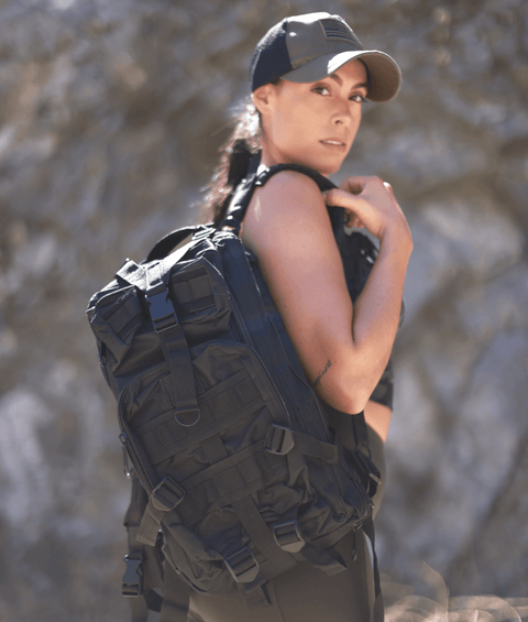 Tactical Military 25L Molle Backpack-JupiterGear-Black-Urbanheer