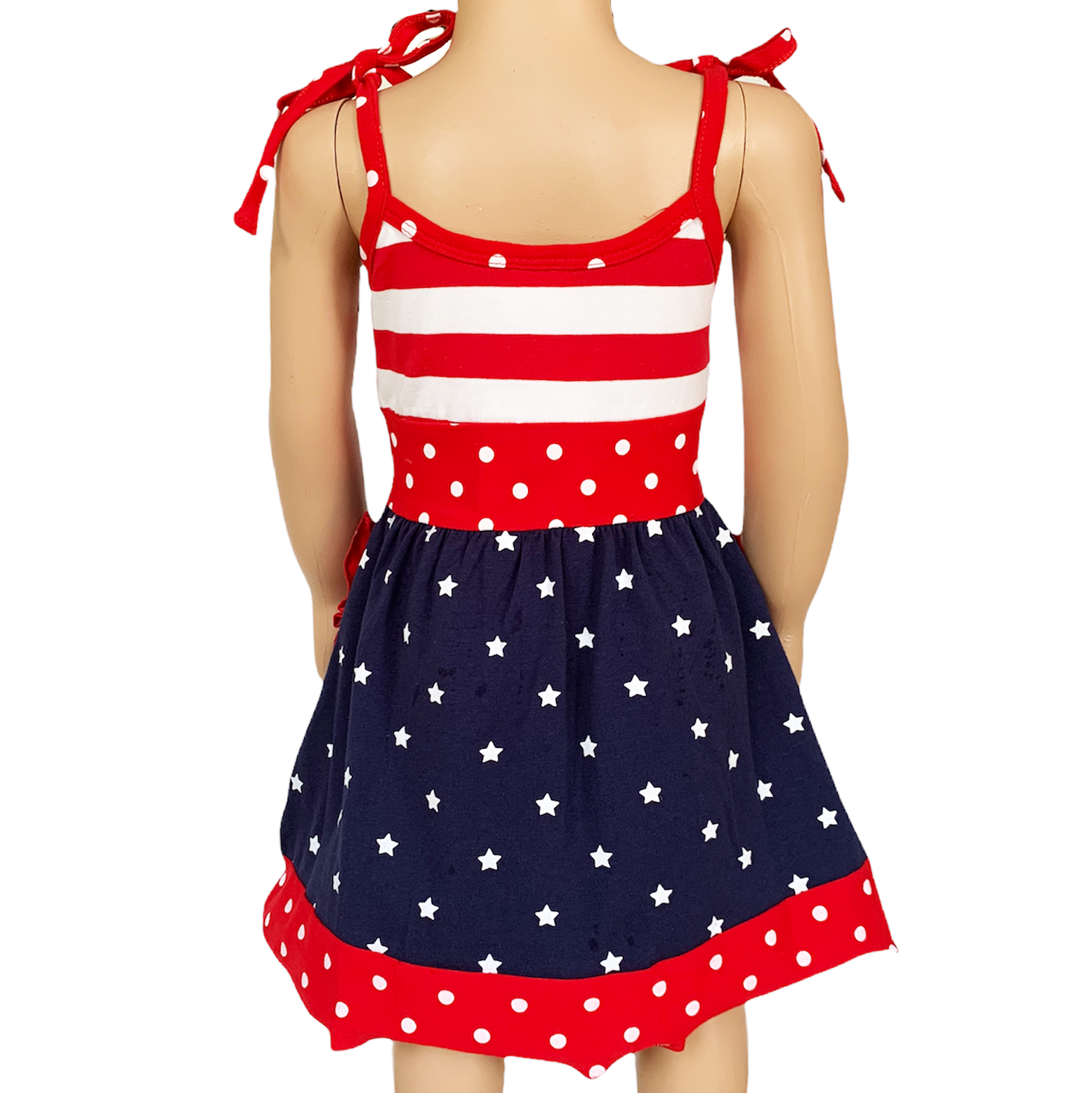 Al Limited Girls 4Th Of July Patriotic Red White And Blue Dress-AnnLoren-9-Urbanheer