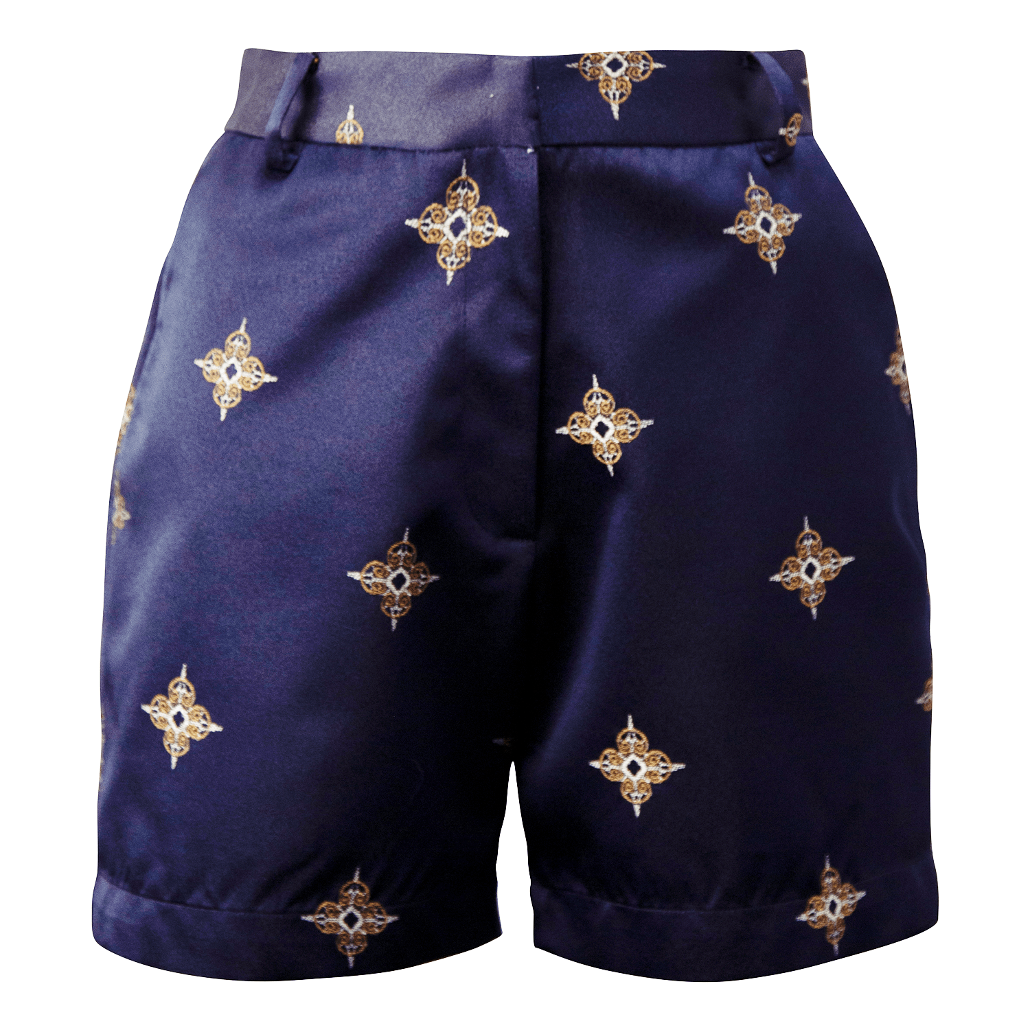 Black And Gold Shorts-Le Réussi-S-black/Gold-Urbanheer