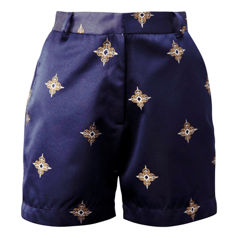 Black And Gold Shorts-Le Réussi-S-black/Gold-Urbanheer