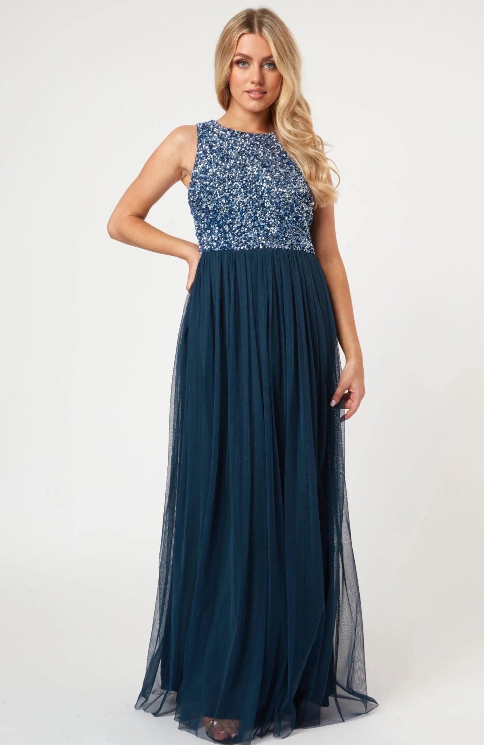 Picasso Maxi in Navy.-Lace & Beads-XXS-Urbanheer