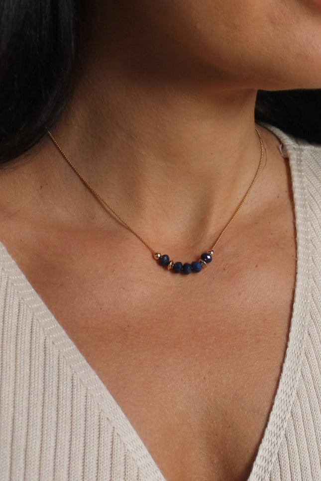 Lapis Lazuli Necklace-Kind Karma Company USD-Urbanheer