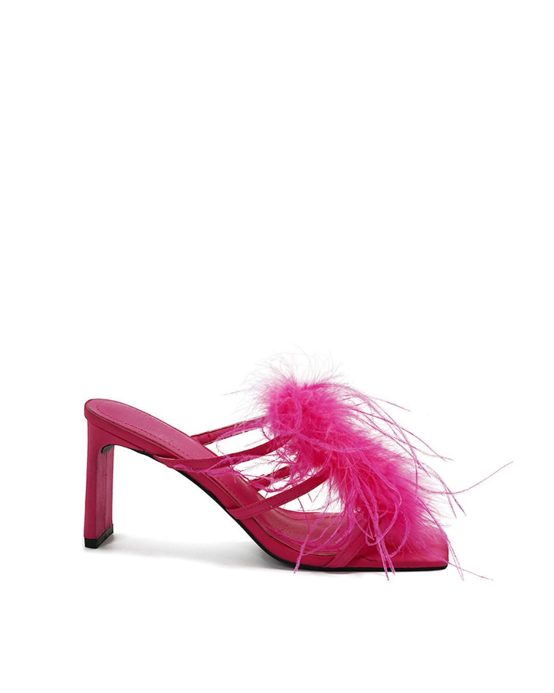 Layla Feather Sandals-LulaMax Shoes-5-Fuchsia-Urbanheer