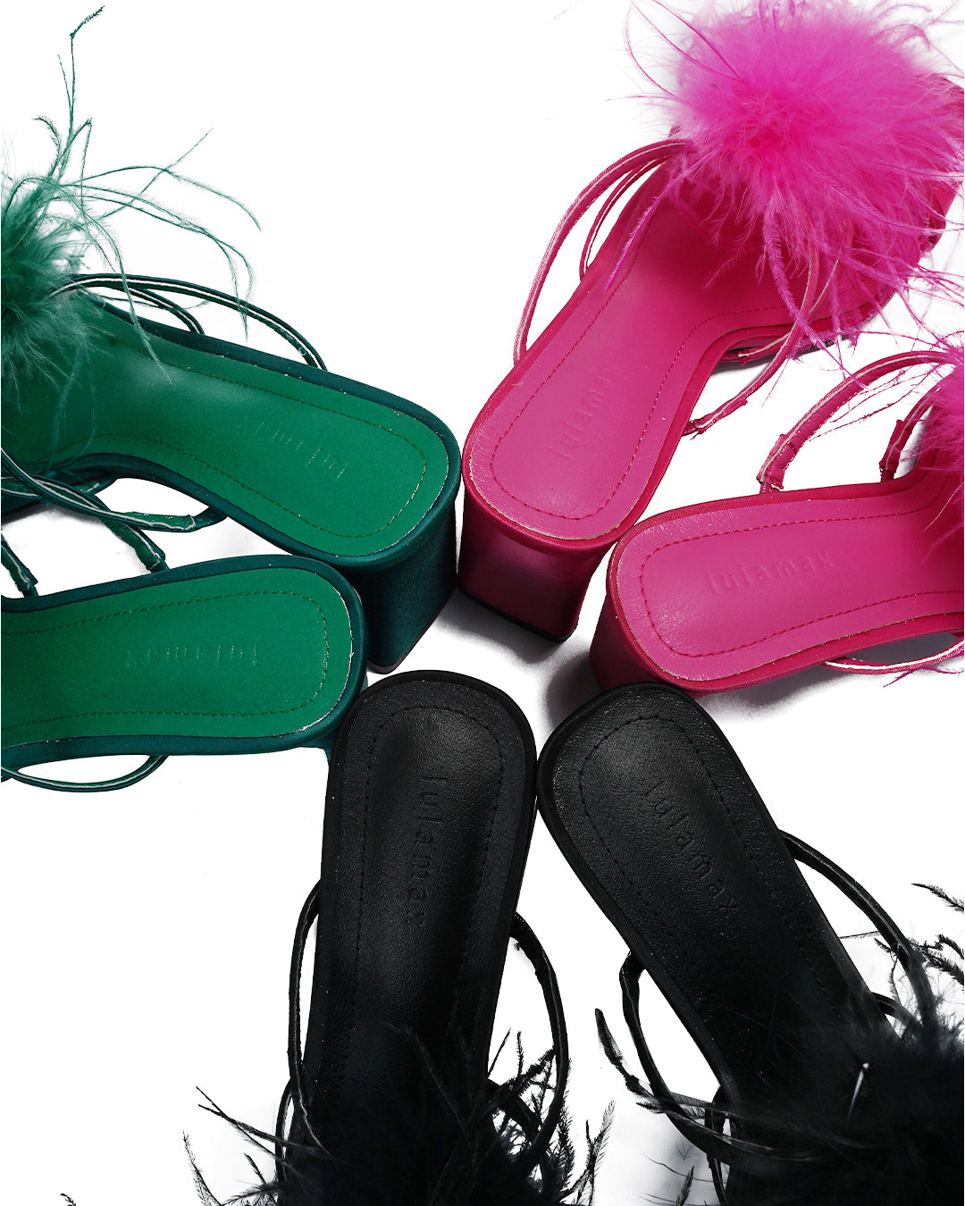 Layla Feather Sandals-LulaMax Shoes-5-Fuchsia-Urbanheer