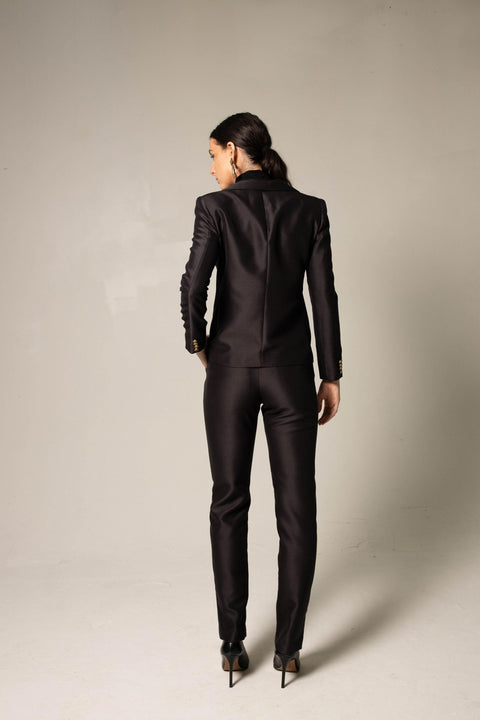 Women's Blazer/Suit in Black-Le Réussi-S-black-Urbanheer