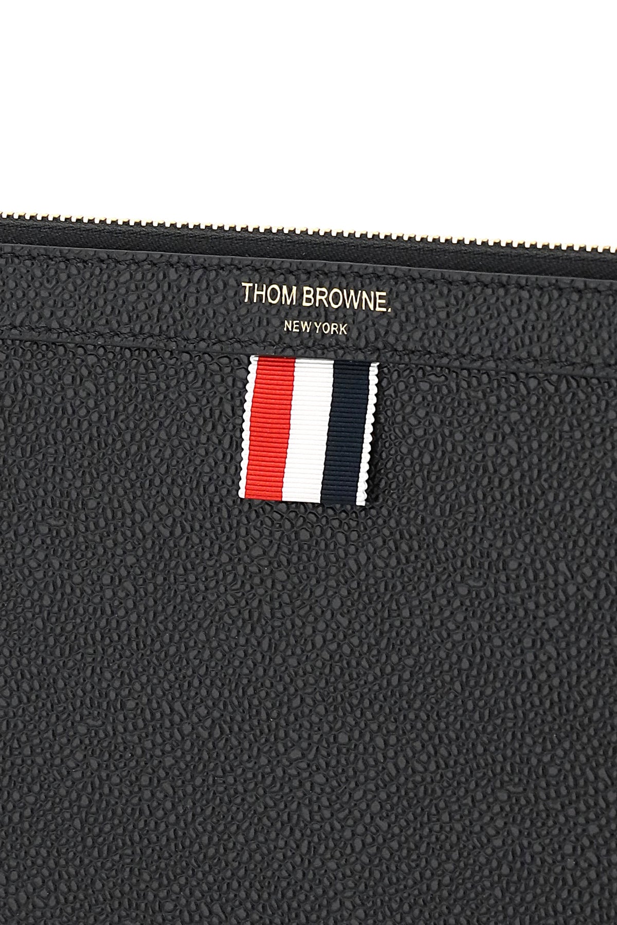 Thom browne leather medium document holder pouch-Thom Browne-Urbanheer