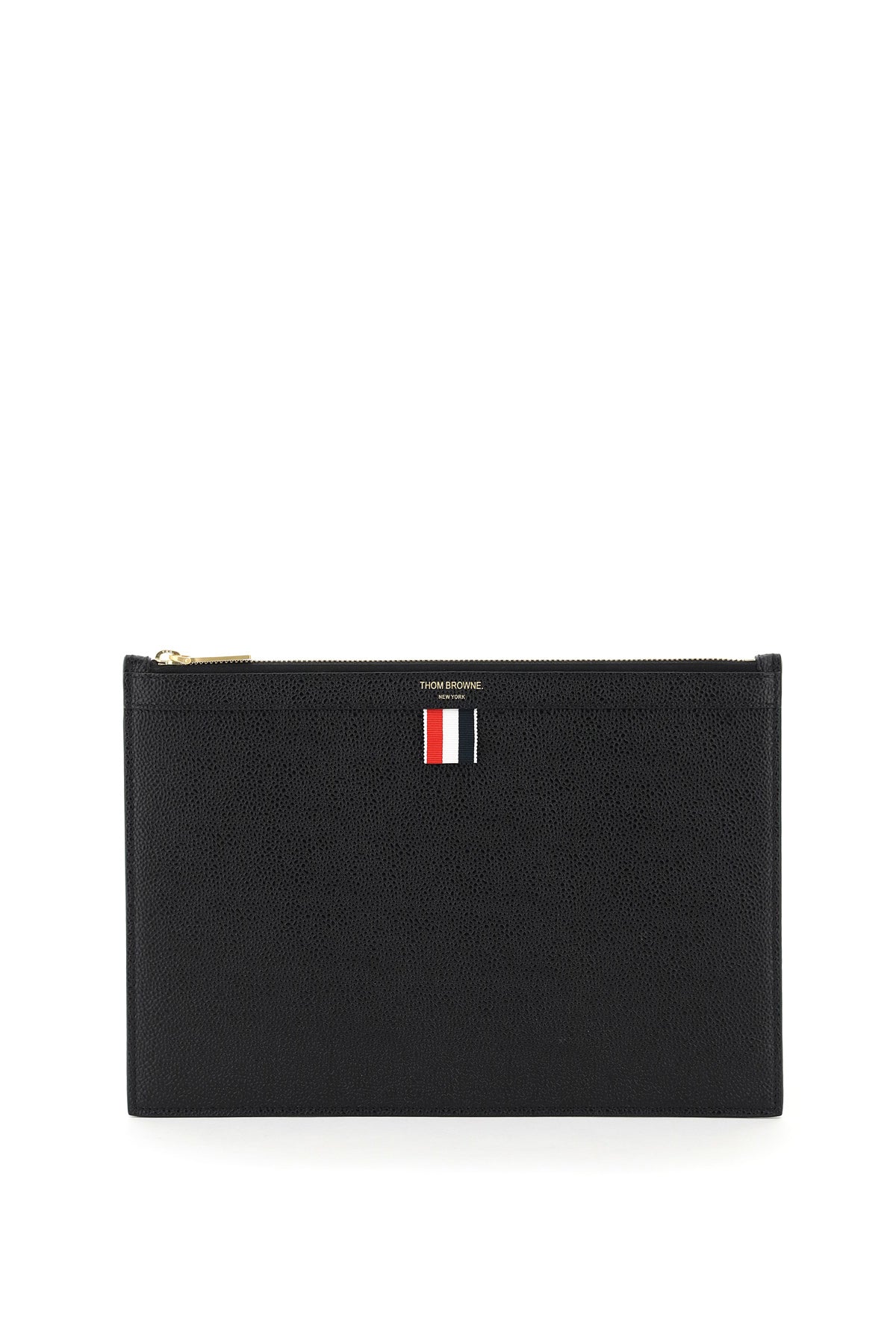 Thom browne leather medium document holder pouch-Thom Browne-Urbanheer
