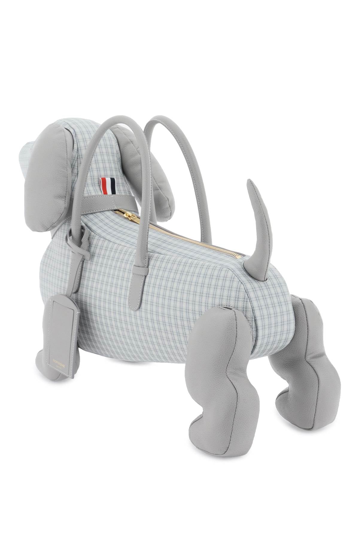 Thom browne checkered leather hector handbag-Thom Browne-Urbanheer