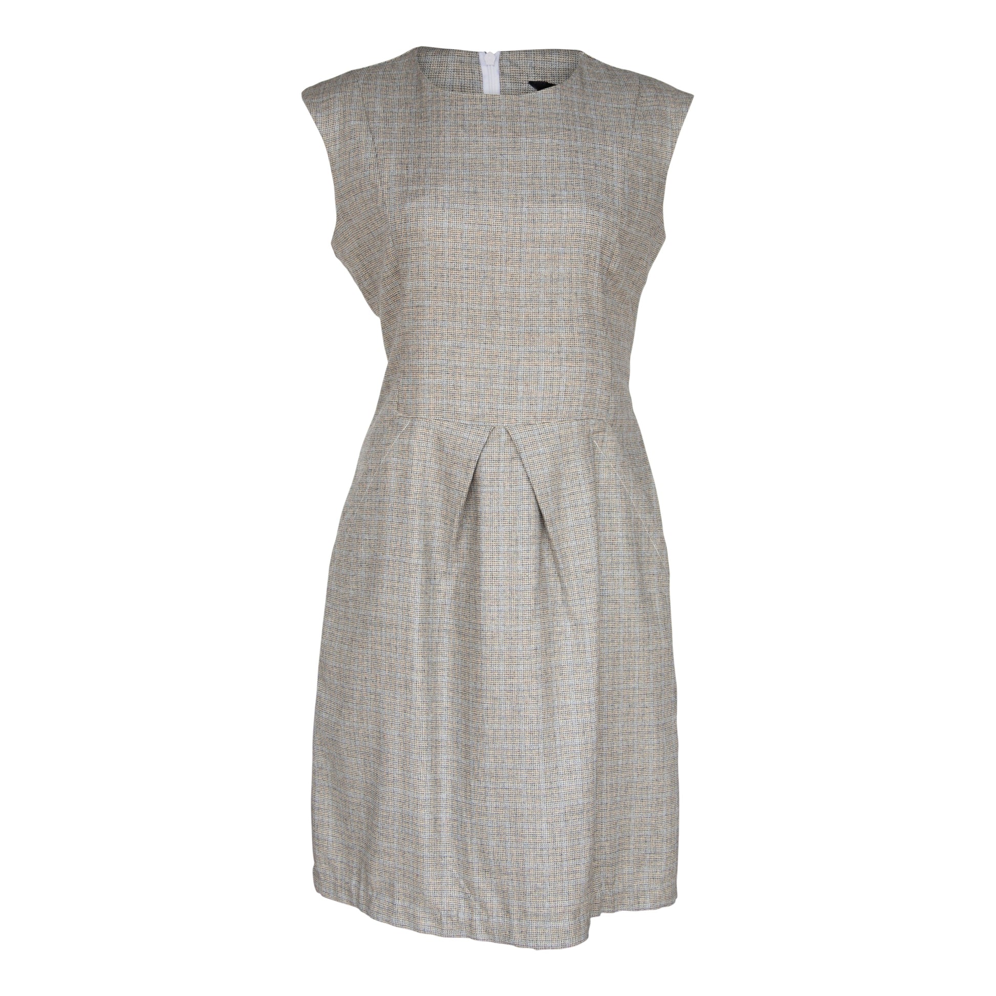 Italian Wool Boss Dress-Le Réussi-S-brownish-Urbanheer