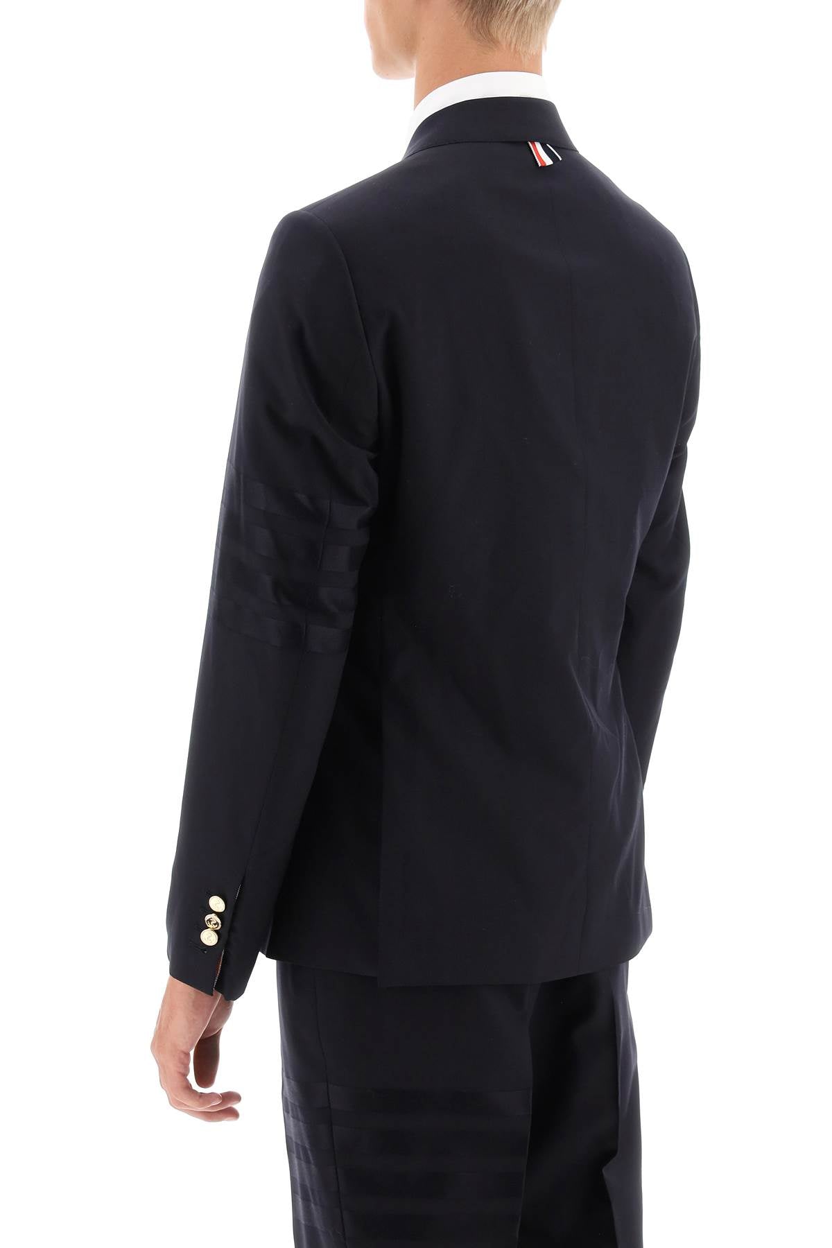 Thom browne fit 1 single-breasted 4-bar wool blazer-Thom Browne-1-Urbanheer