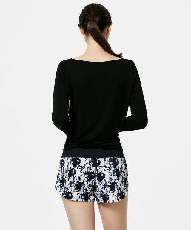 Twisty Long Sleeve-Clothing - Women-Mulawear-10-Black-Urbanheer