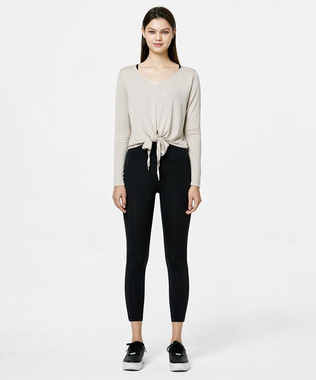 Twisty Long Sleeve-Clothing - Women-Mulawear-10-Black-Urbanheer