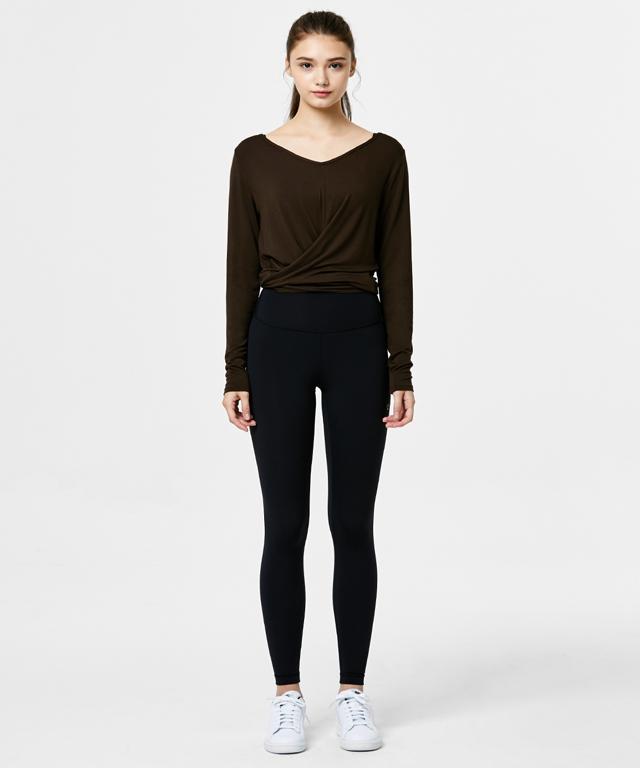 Twisty Long Sleeve-Clothing - Women-Mulawear-10-Black-Urbanheer