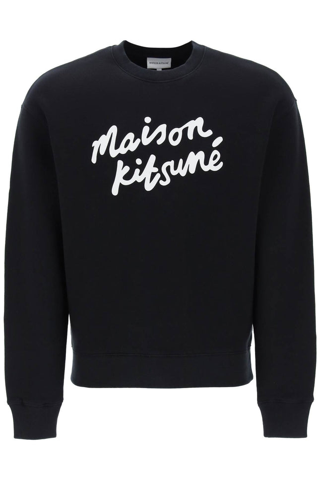 Maison kitsune crewneck sweatshirt with logo-Maison Kitsune-Urbanheer