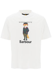 Barbour Maison Kitsuné Fox Beaufort Crew-Neck T-Shirt-Barbour-L-Urbanheer