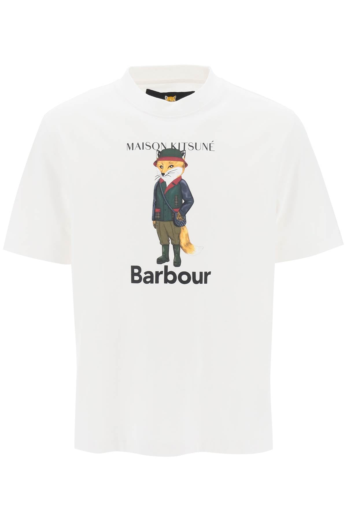 Barbour Maison Kitsuné Fox Beaufort Crew-Neck T-Shirt-Barbour-L-Urbanheer